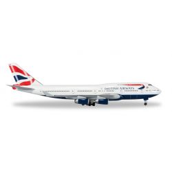 Herpa 512497  Boeing 747-400 VictoRIOus G-CIVA Jumbo Jet, British Airways
